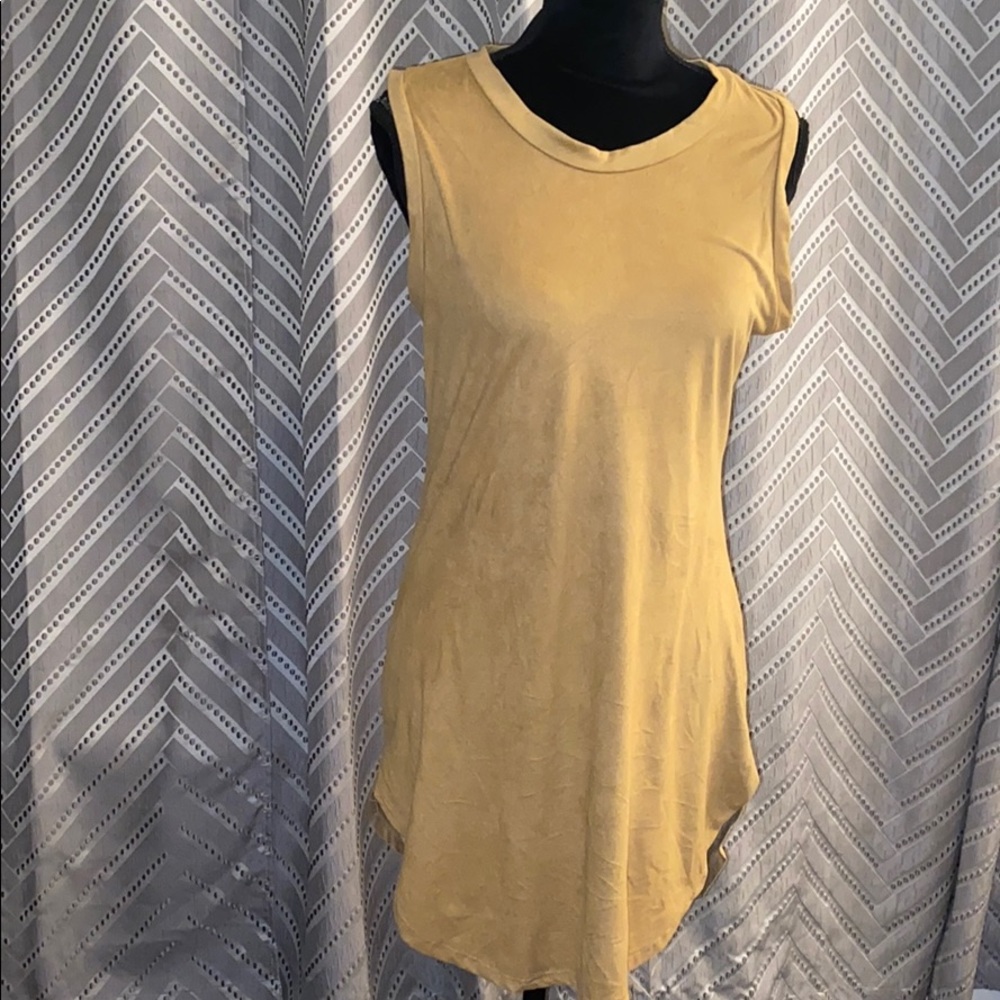 Suede dress